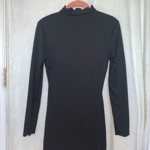 Black pencil dress
